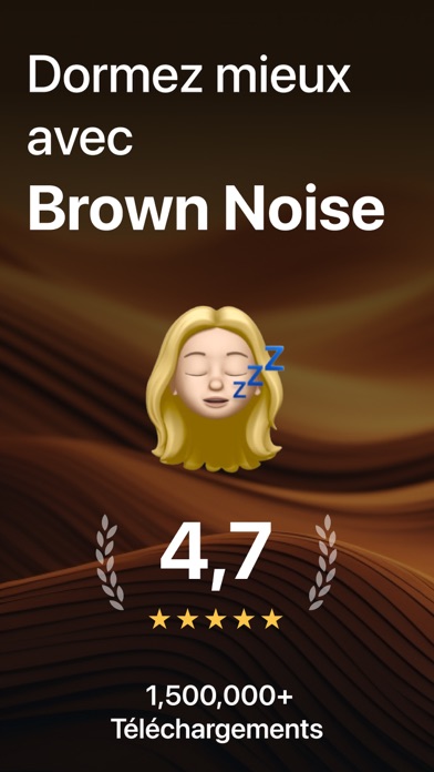 Screenshot #1 pour Sound Machine Brown Noise