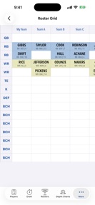 Fantasy Football Cheatsheet screenshot