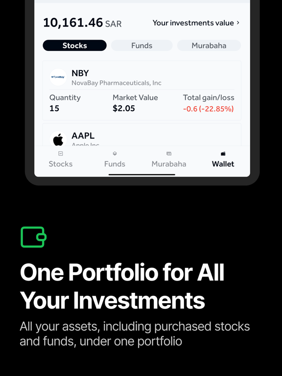 Awaed - Invest & Trade iPad screenshot