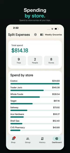 Split Shopping Expenses screenshot 4