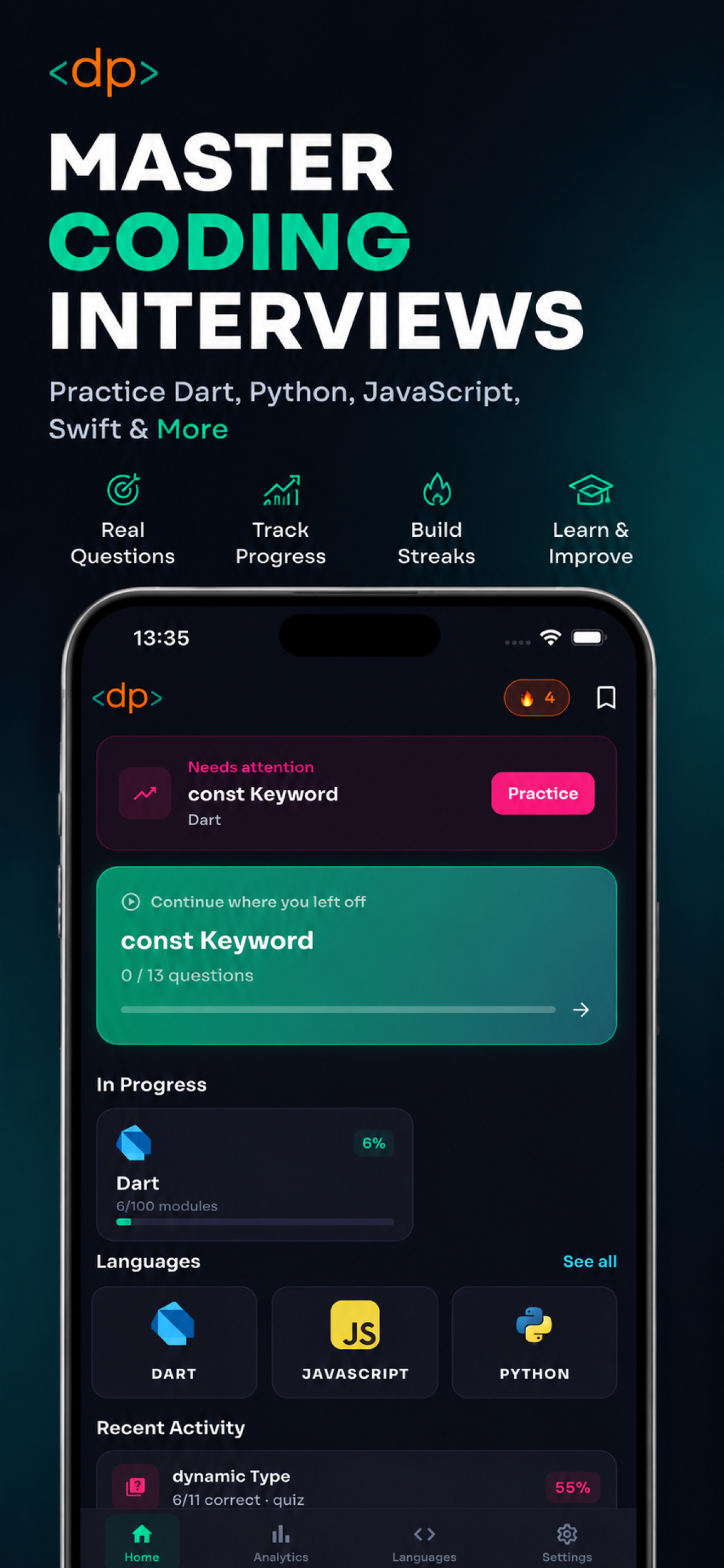 DevPrep: Coding Interview Prep screenshot 1