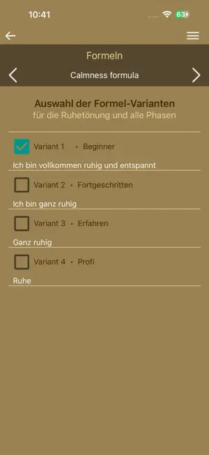 Autogenes Training – AT-Profi screenshot 4