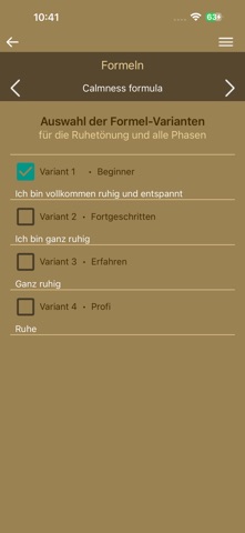 Autogenes Training – AT-Profi Screenshot 4 of 10