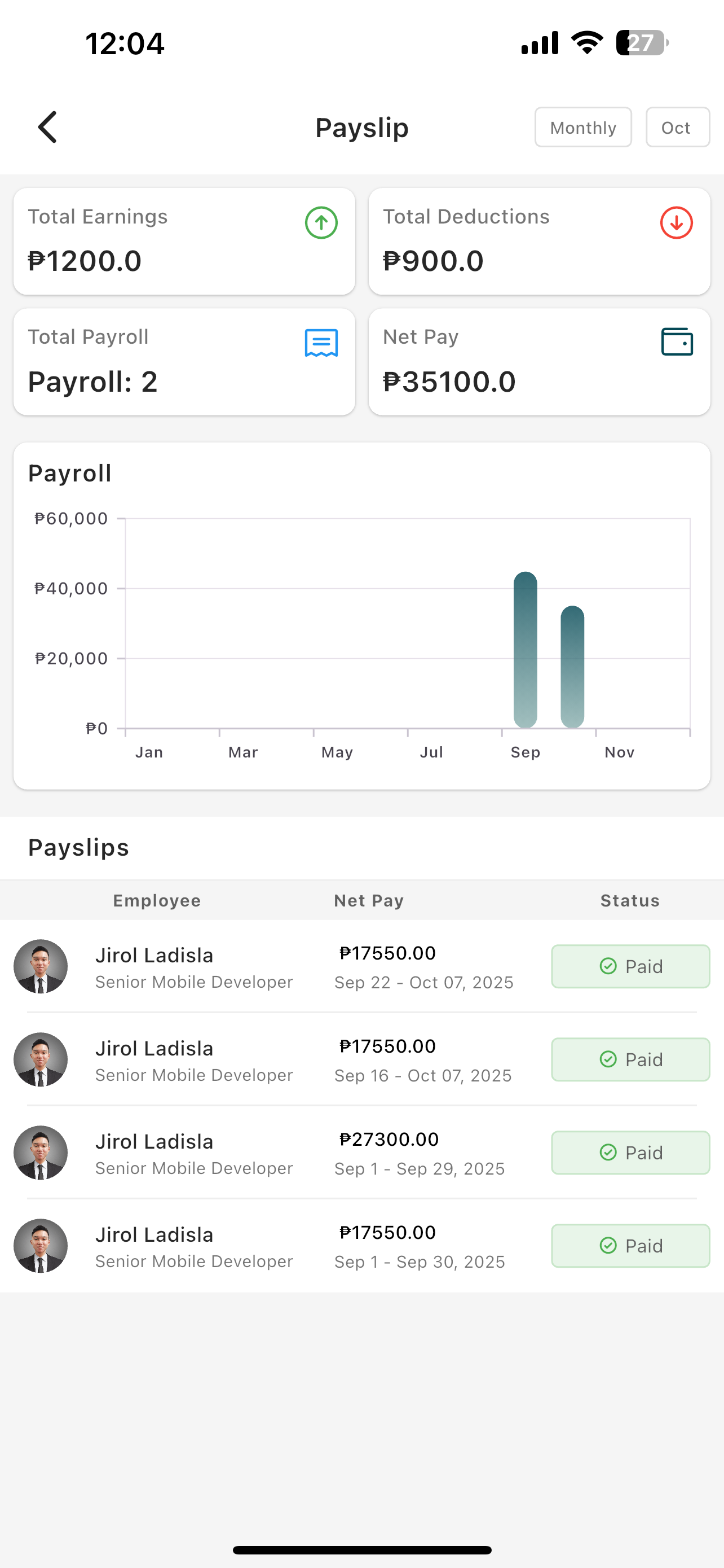 Timora - Automated Payroll App