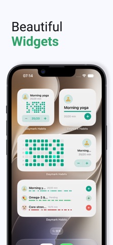 Daymark Habits iPhone screenshot
