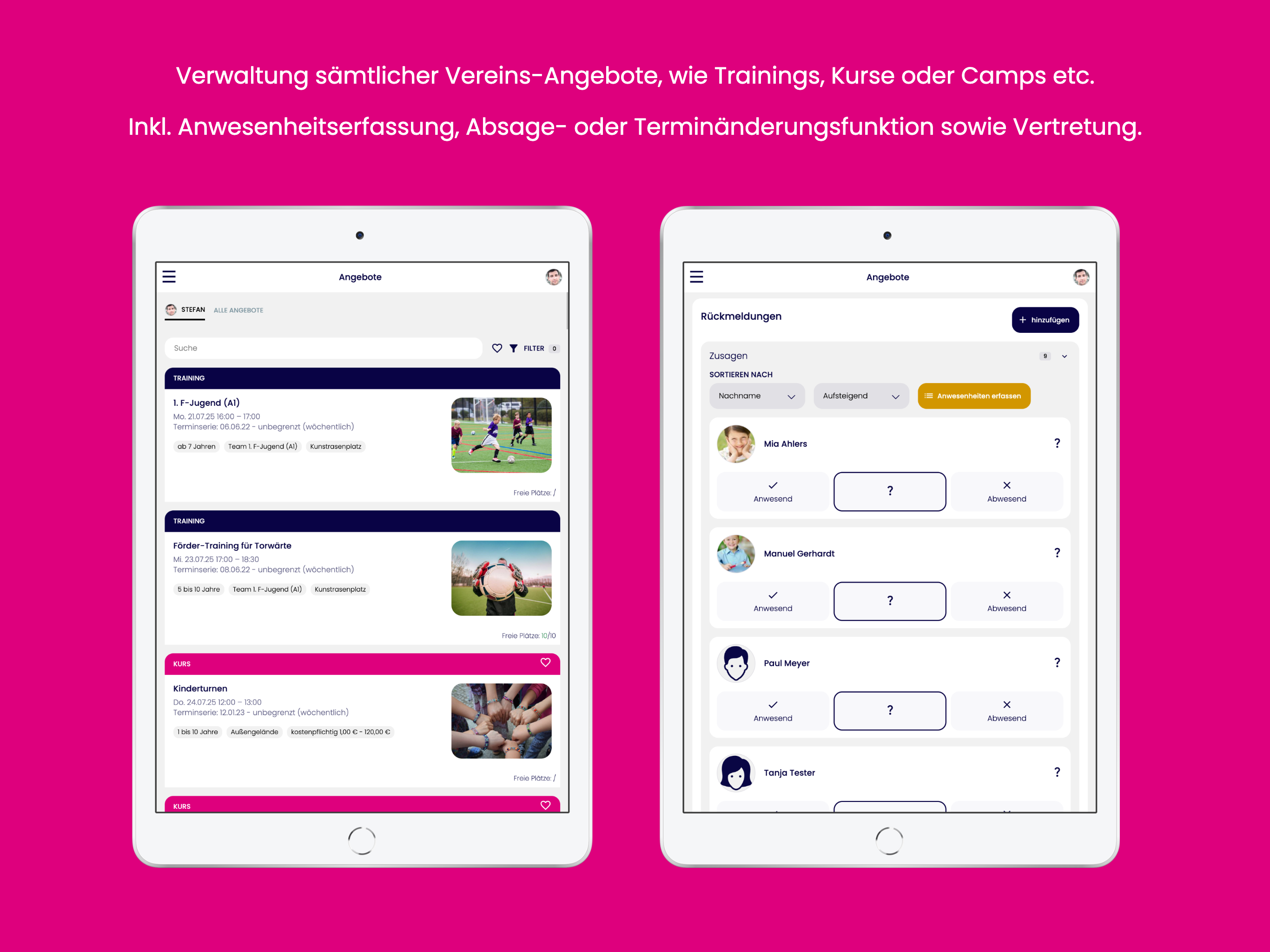 CLUBITY Trainer-App screenshot 8