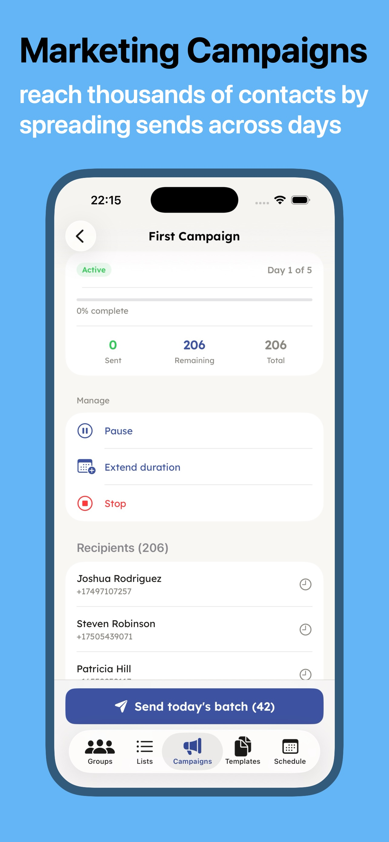 Group SMS – Bulk Text Sender screenshot 5