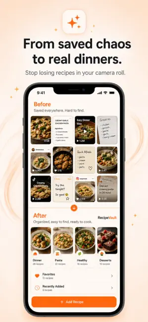 RecipeVault: Recipe Keeper iPhone screenshot 4