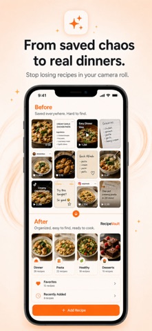 RecipeVault: Recipe Keeper iPhone screenshot 4