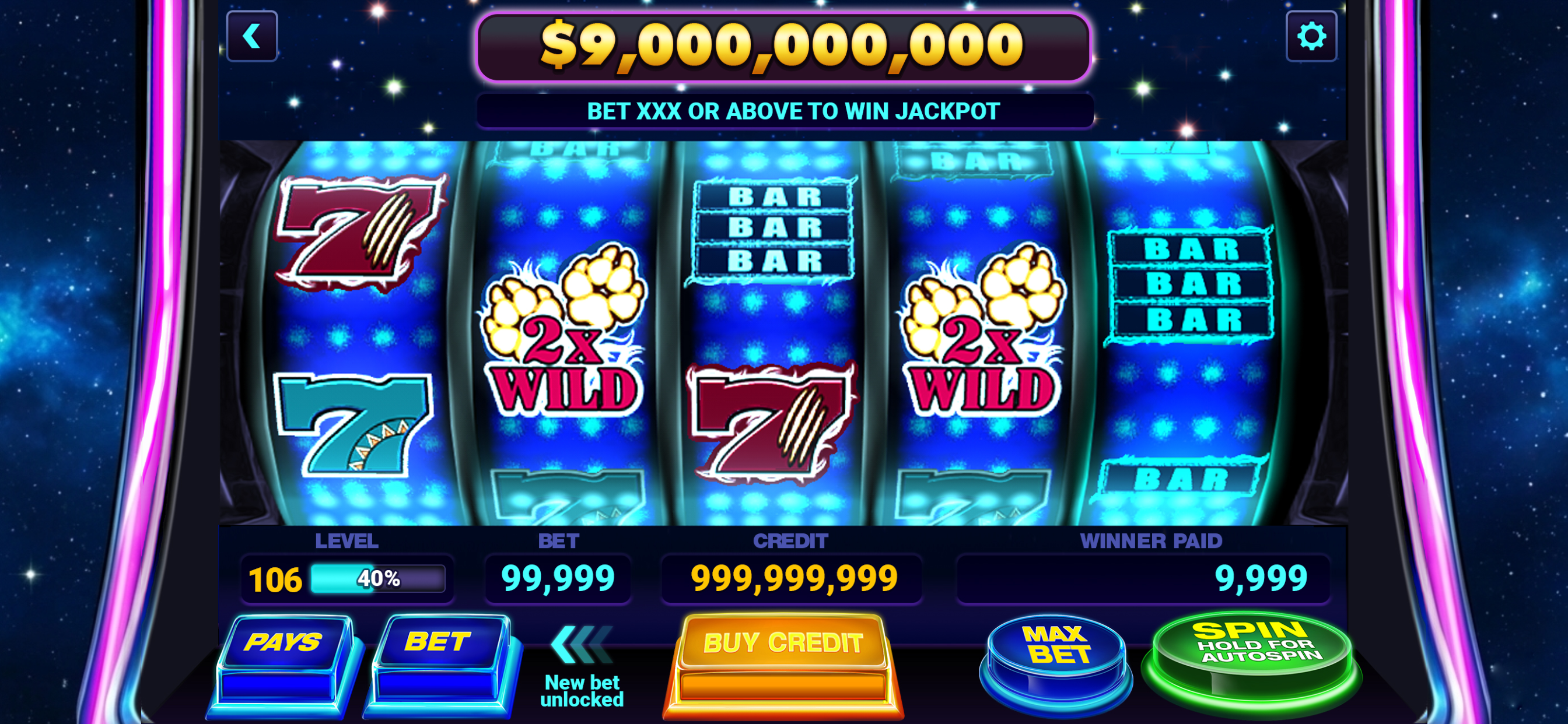 Buffalo 5-Reel Deluxe Slots