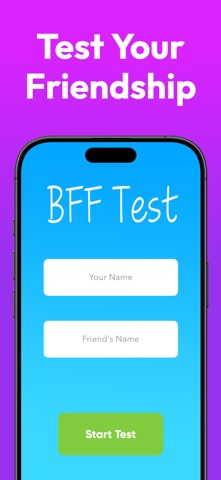 BFF Friendship Test - Quiz app screenshot