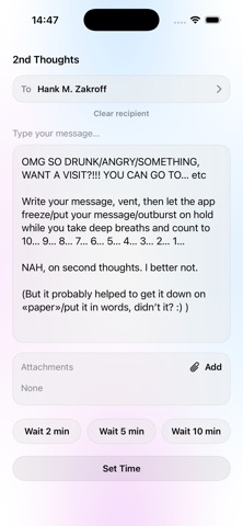 2nd Thoughts screenshot