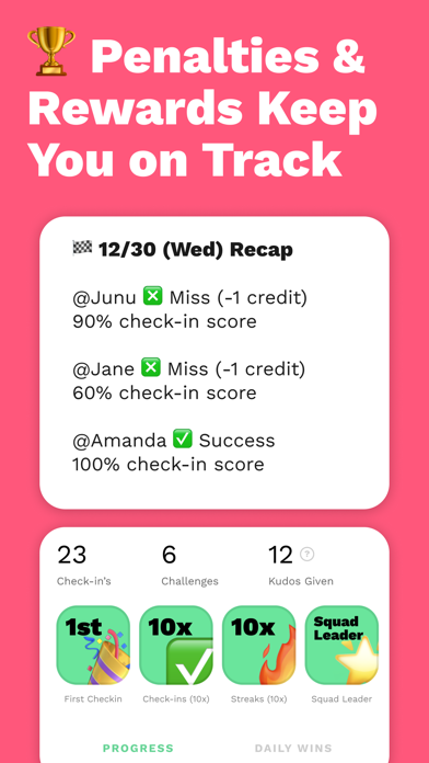 Squad Atomic Habits & Streaks Screenshot