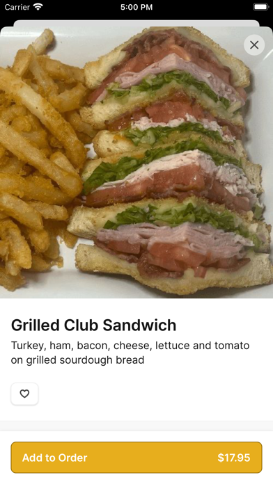 Gold Stallion Restaurant iPhone screenshot 4 - Food & Drink app