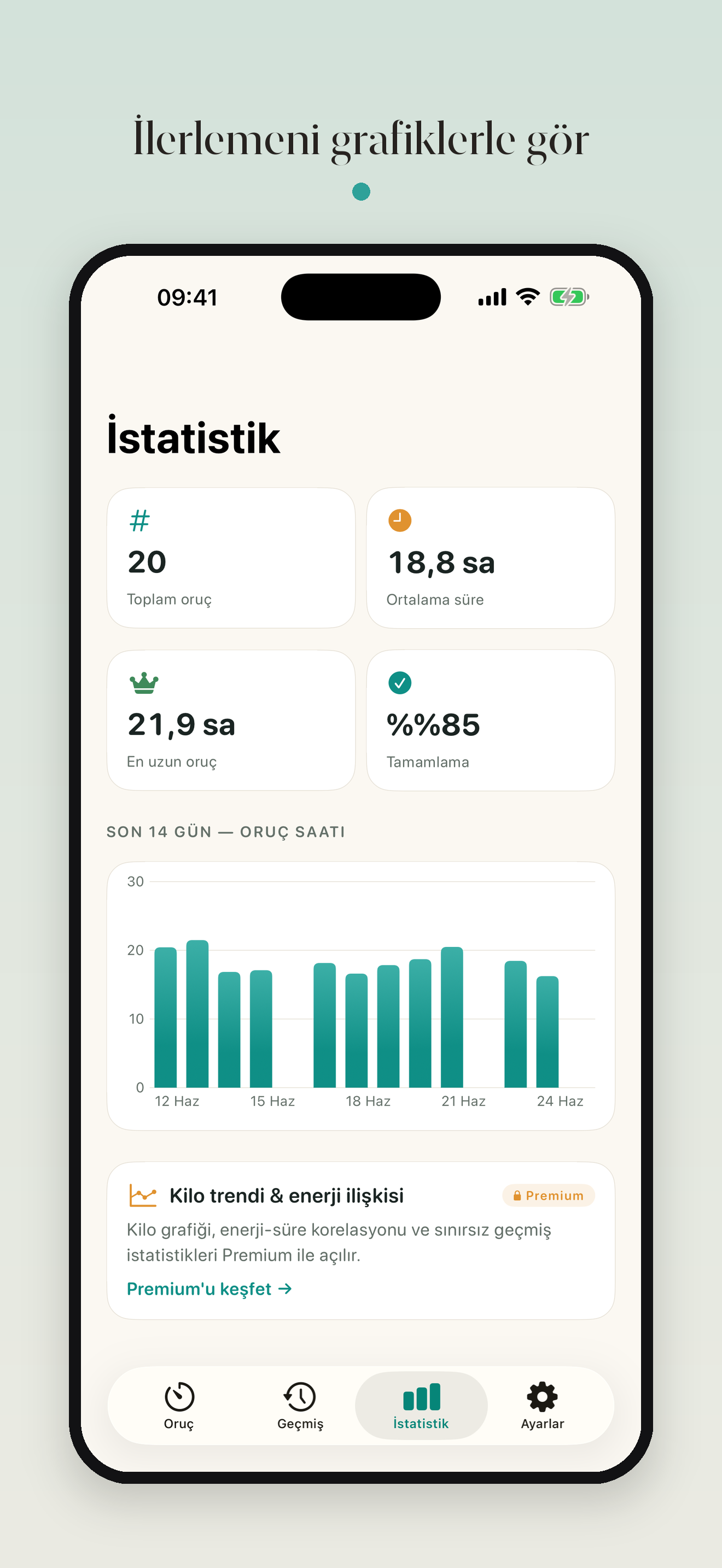 Oruç Koçu - Fasting Tracker screenshot 3