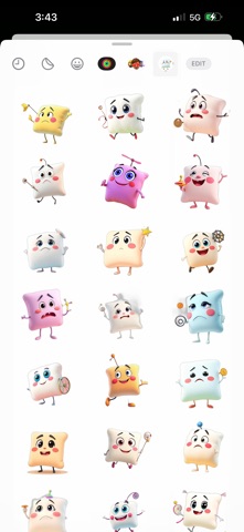 Dizzy Pillow Stickers screenshot