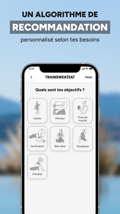 Trainsweateat - Coach Fitness Screenshot