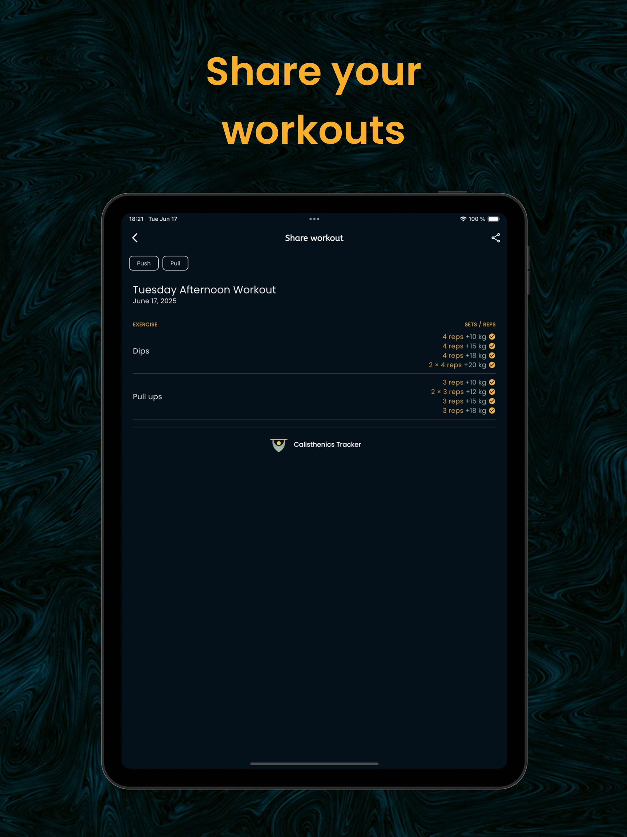 Calisthenics & Gym Tracker screenshot 10