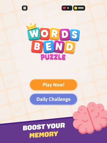 Words Bend Puzzle: Word Search iPad screenshot