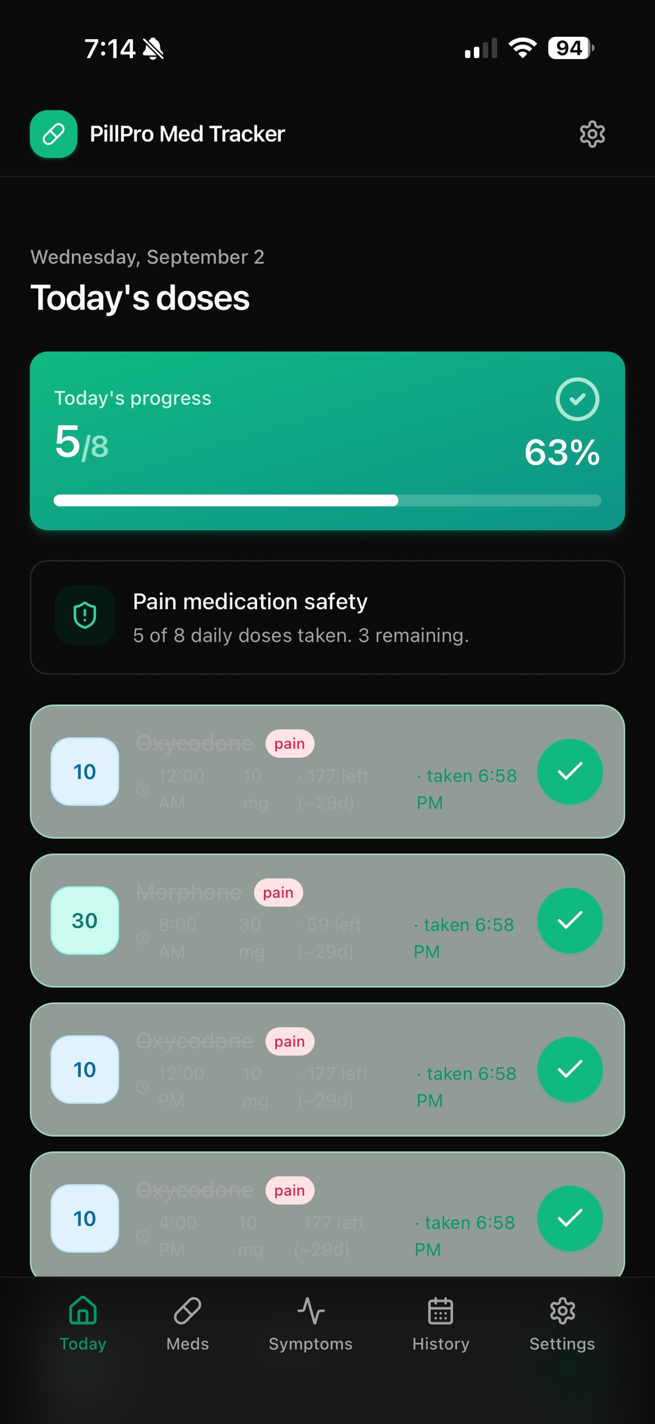 Screenshot 4 of PillPro Med Tracker