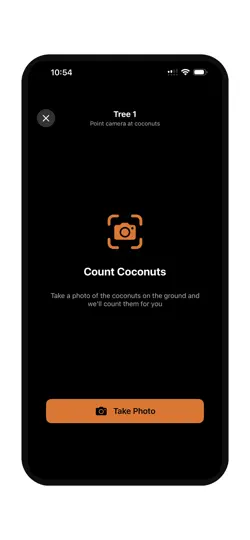 Captura de pantalla de Thengu: Coconut Farm Tracker en iPhone 5