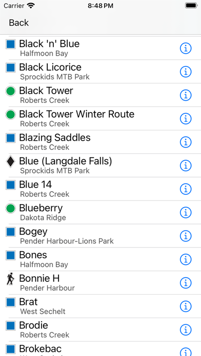 TrailMapps: Sunshine Coast Screenshot