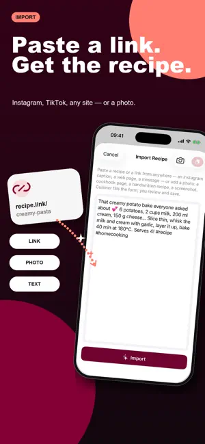 Cuisiner: Recipe Book & Saver screenshot 2