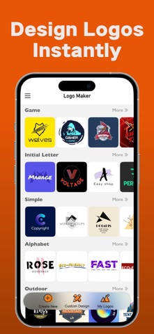 Logo Maker: Watermark Designer iPhone screenshot