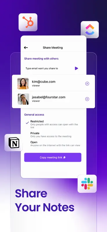 Smart AI Note Taker - MeetGeek screenshot 6 of 8