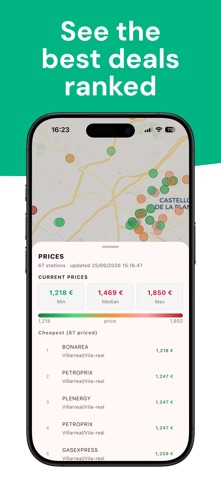 miGas: Fuel Prices Map Screenshot 3 of 10