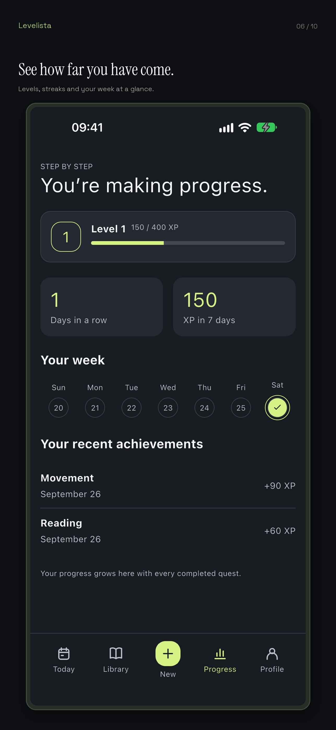 Screenshot 6 of Levelista: Habit Tracker