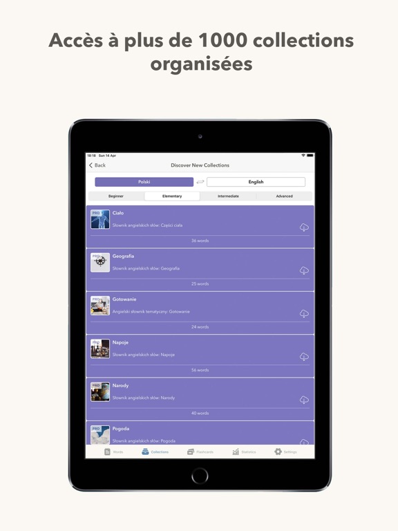 Screenshot #5 pour IncVocab: Apprendre l'espagnol