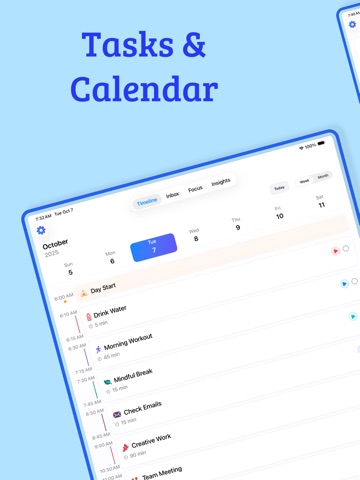Planned: Daily Planner & To-Do iPad screenshot