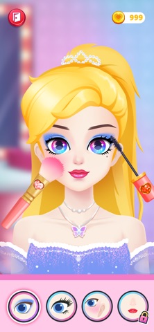 Makeup games for kids iPhone screenshot