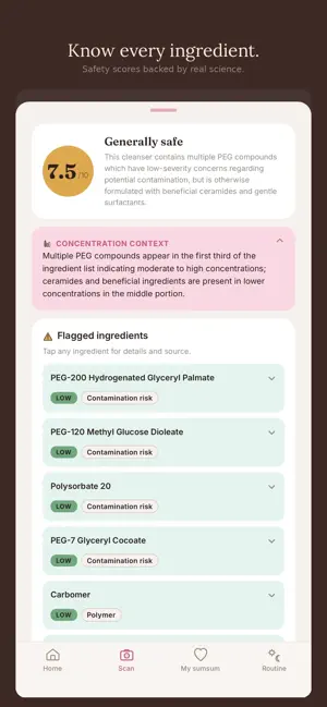 sumsum — skincare scanner screenshot 2