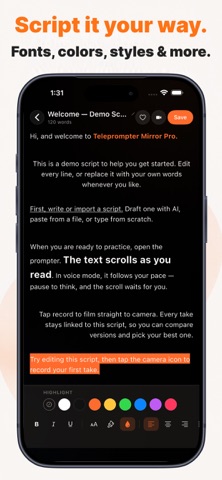 Video Teleprompter Mirror Pro Screenshot 9 of 9