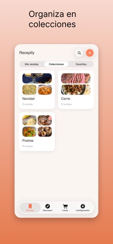 Receptly: Guardar recetas iPhone screenshot 4
