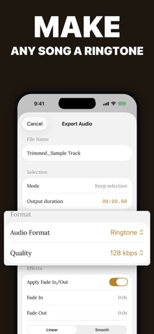 Audio File Trimmer & Cutter Screenshot 4 of 5