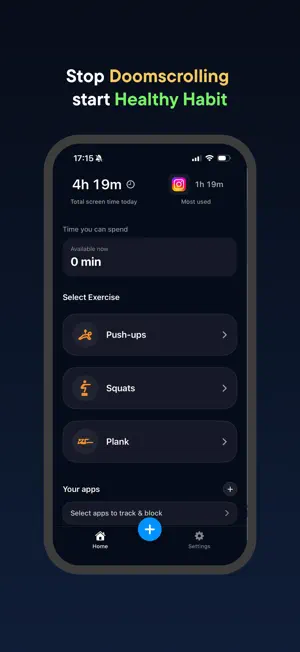 Pushbreak: Screen Time Control screenshot 1