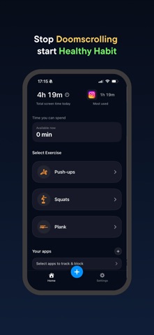Pushbreak: Screen Time Control Screenshot 1 of 5