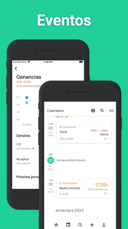 Stock Events: Bolsa y Cartera screenshot 5 of 8
