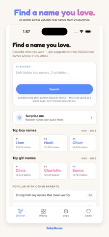 Baby Name Lookup Screenshot 1 of 7