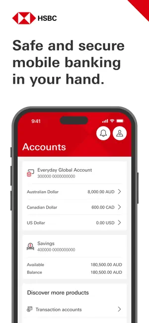 HSBC Australia screenshot 1