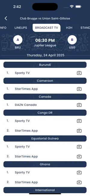 Tudo Football screenshot 3