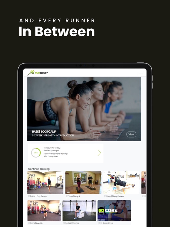RunSmart iPad screenshot 7 - Health & Fitness app