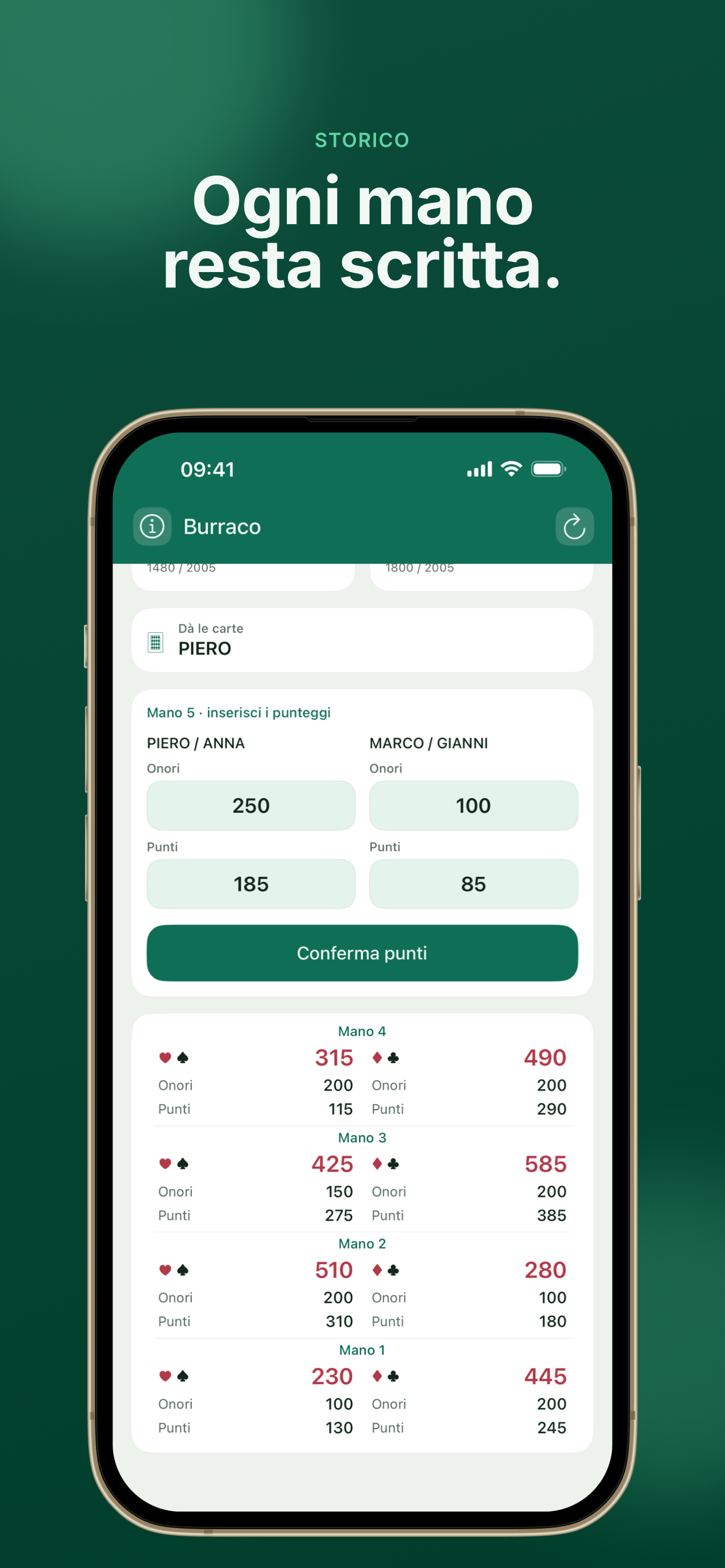 Burraco Score Light screenshot 4