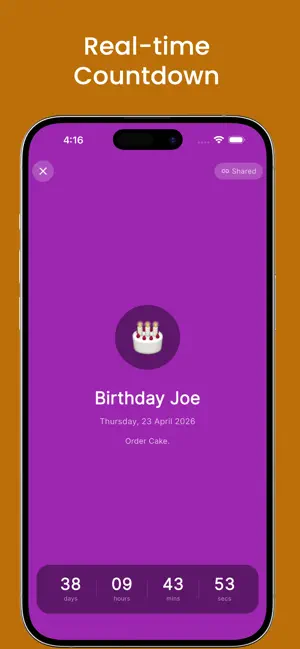 Countdown Reminder: Days Left screenshot 2