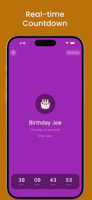 Countdown Reminder! Screenshot 2 of 5