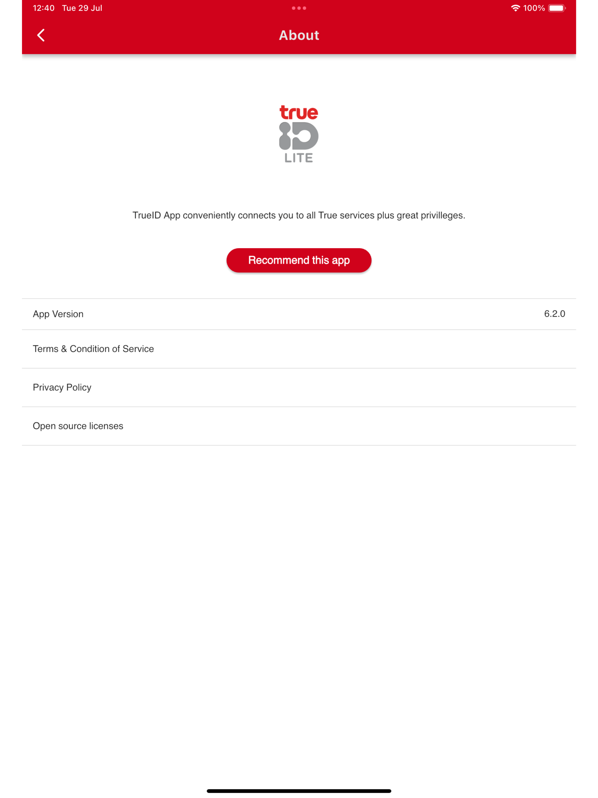 TrueID Lite : Live TV