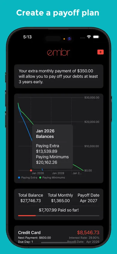 Embr - Burn Your Debts screenshot 1